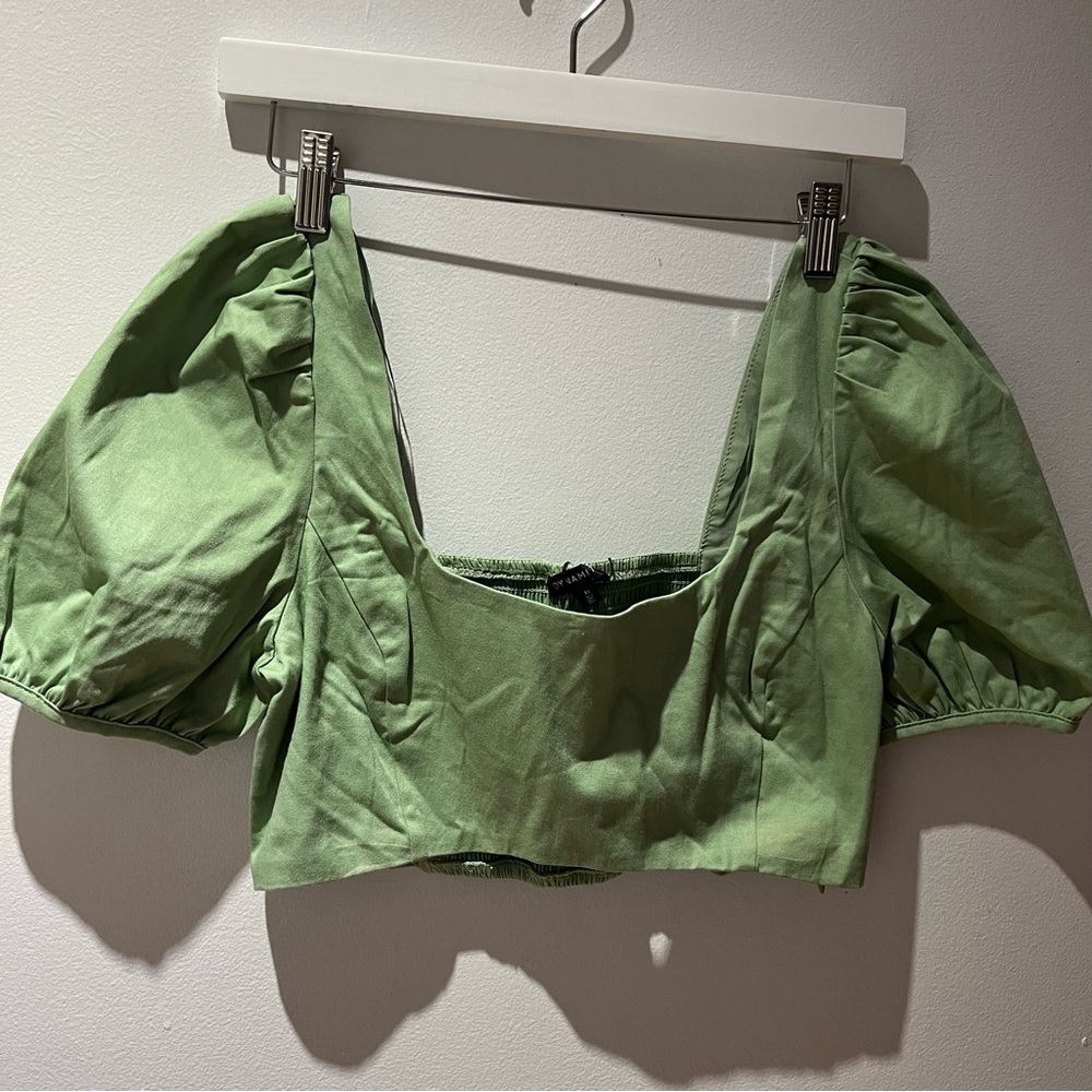 Dynamite Green Crop top